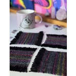 Handwoven Coasters - small - set of 4