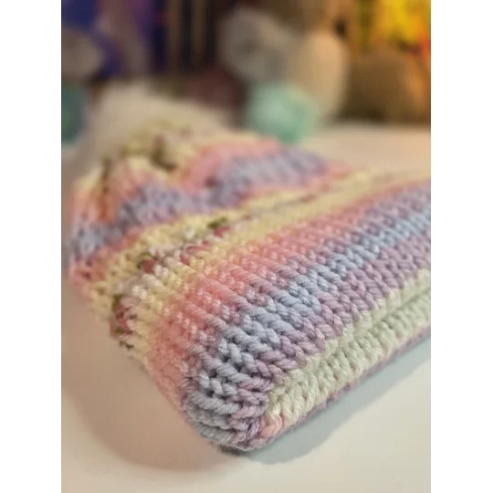 Pompom Beanie Double Layer Lightweight