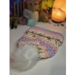 Pompom Beanie Double Layer L..