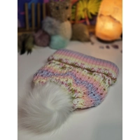 Pompom Beanie Double Layer Lightweight