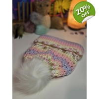 Pompom Beanie Double Layer Lightweight