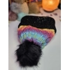 Pompom Beanie - Double Layer - Shiny Brim