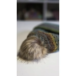 Pompom Beanie - Double Layer..