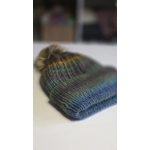 Pompom Beanie - Double Layer Ribbed - Wool