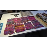 Handwoven Wool Coasters - Colourburst Edition (set of 2)