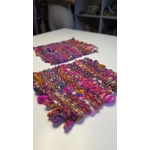 Handwoven Wool Coasters - Co..
