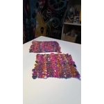 Handwoven Wool Coasters - Colourburst Edition (set of 2)