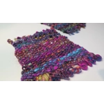 Handwoven Wool Coasters - Colourburst Edition (set of 2)