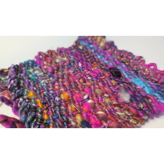 Handwoven Wool Coasters - Colourburst Edition (set of 2)