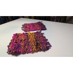 Handwoven Wool Coasters - Colourburst Edition (set of 2)