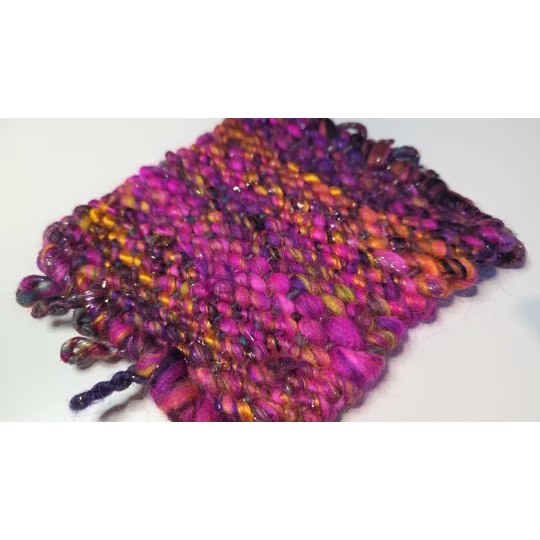 Handwoven Wool Coasters - Colourburst Edition (set of 2)