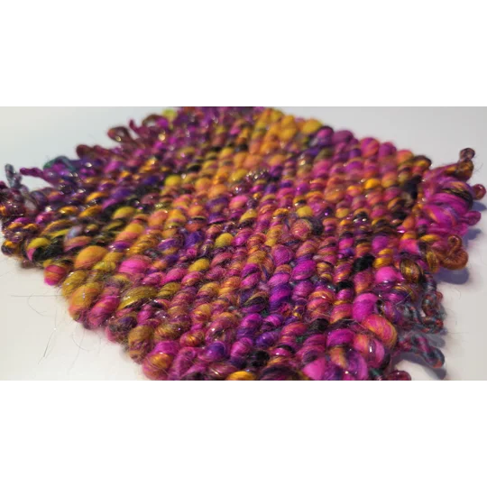 Handwoven Wool Coasters - Colourburst Edition (set of 2)