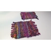 Handwoven Wool Coasters - Colourburst Edition (set of 2)