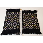 Handwoven Coasters – Medium Rectangle - Set of 4