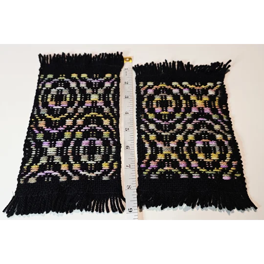 Handwoven Coasters – Medium Rectangle - Set of 4