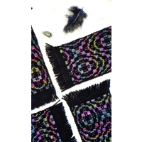 Funky coasters Stars and Roses Set of 4