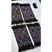 Funky coasters Stars and Roses Set of 4