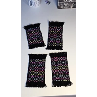 Funky coasters Stars and Roses Set of 4