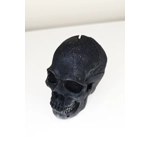 Big Decorative Pillar Candle Skull Old Rock On the Pathway Gray