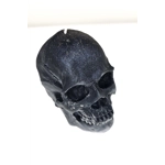 Big Decorative Pillar Candle Skull Old Rock On the Pathway Gray