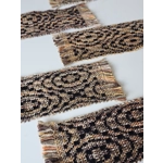 Handwoven Coasters – Medium Rectangle - Set of 4