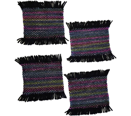Handwoven Coasters - small - set of 4