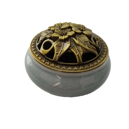 Classic Ceramic incense burner - Light Jade