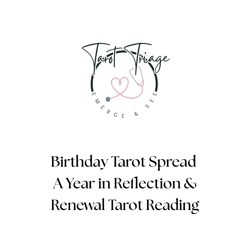Birthday Tarot Spread: A Year in Reflection & Renewal Tarot Reading
