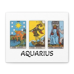 Aquarius Tarot Canvas Wall Art 10