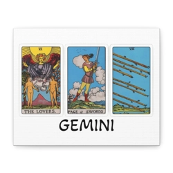 Gemini Tarot Canvas Wall Art 10