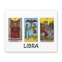 Libra Tarot Canvas Wall Art 10
