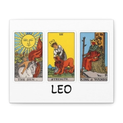 Leo Tarot Canvas Wall Art 10