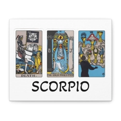Scorpio Tarot Canvas Wall Art 10