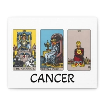 Cancer Tarot Canvas Wall Art..