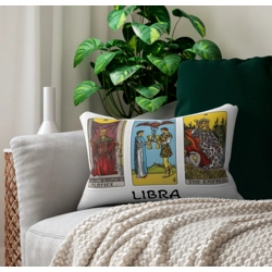 Astrology-Themed Lumbar Pillow - Libra Zodiac Décor, Astrology Gift, Horoscope..