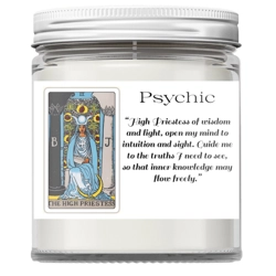 Psychic Tarot Spell Candle