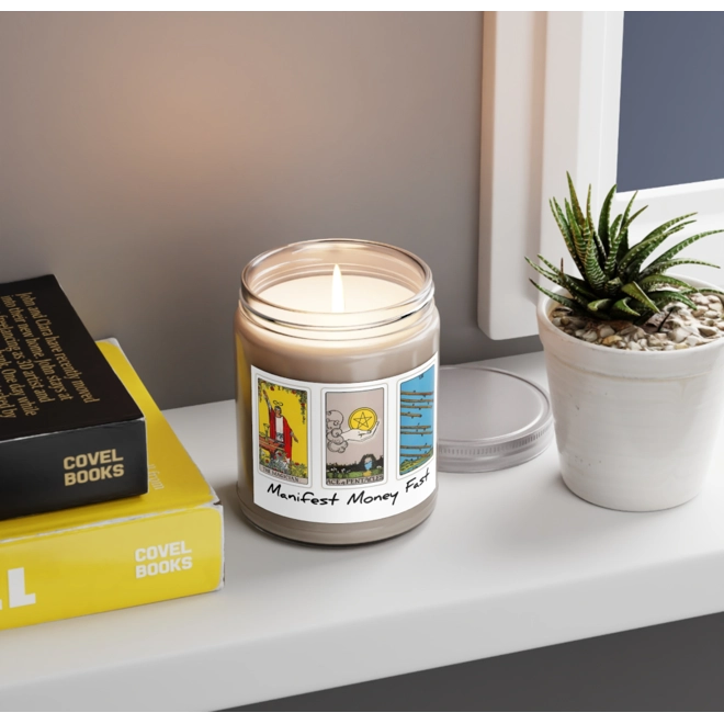 Additional Image for Manifest Money Fast Tarot Spell Candle