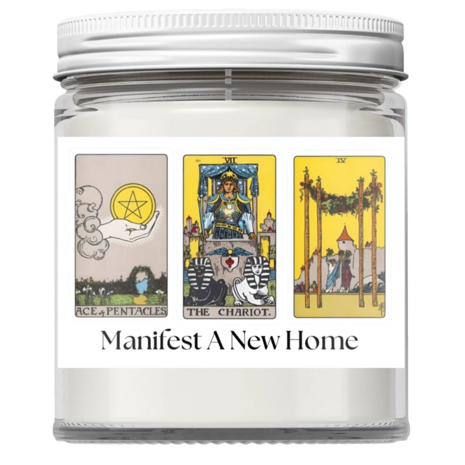 product Image for Manifest a New Home Tarot Spell Candle
