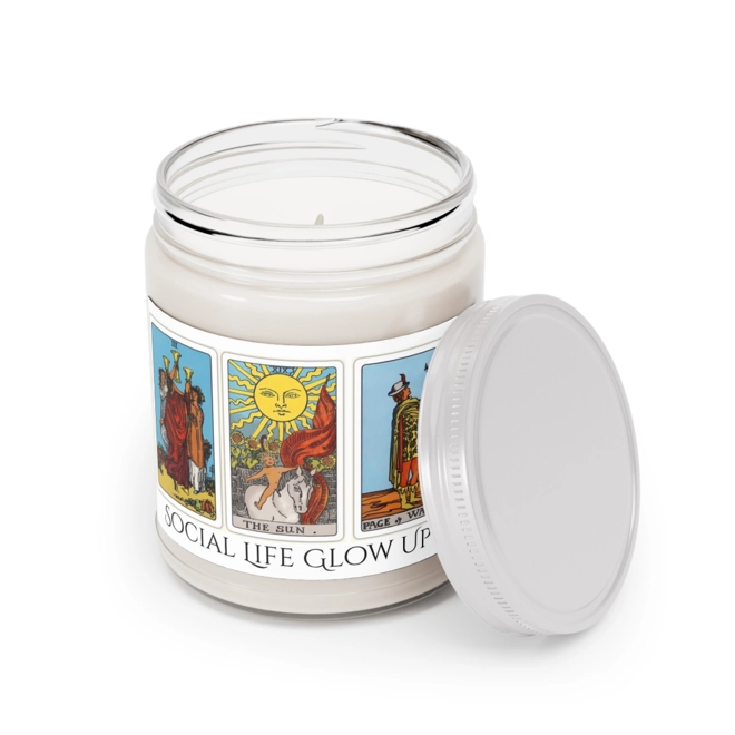 Additional Image for Social Life Glow Up Tarot Spell Candle