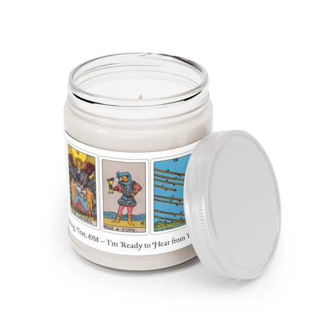 Additional Image for Ring, Text, DM – I’m Ready to Hear from You! Tarot Spell Candle