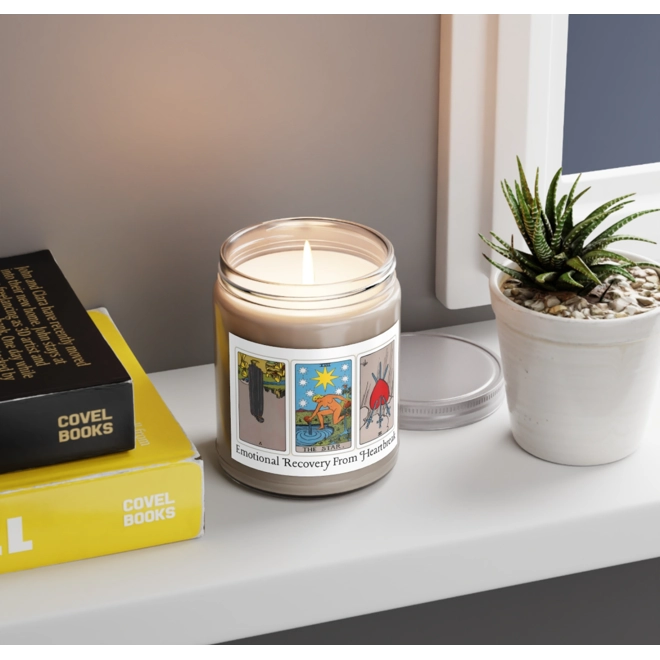 Additional Image for Emotional Recovery From Heartbreak Tarot Spell Candle