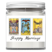 Happy Marriage Tarot Spell Candle