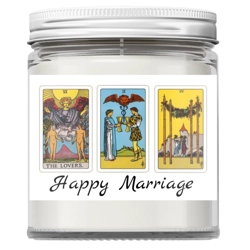 Happy Marriage Tarot Spell Candle