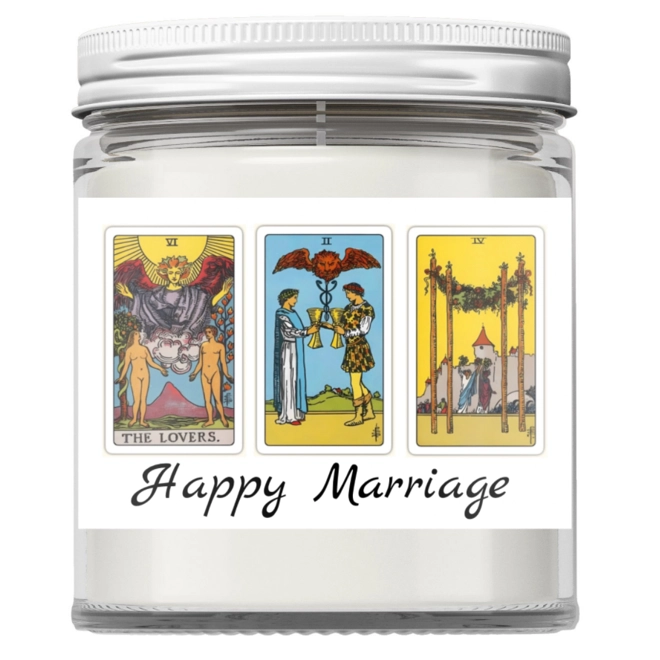 product Image for Happy Marriage Tarot Spell Candle