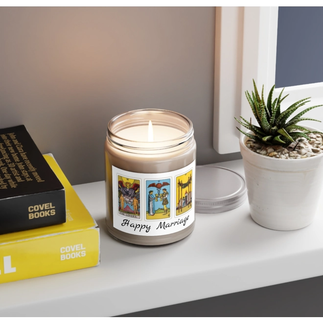 Additional Image for Happy Marriage Tarot Spell Candle