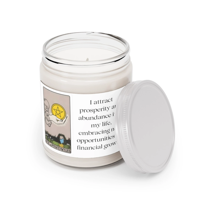 Additional Image for Ace of Pentacles Tarot Candle