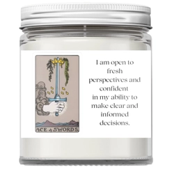 Ace of Swords Tarot Candle