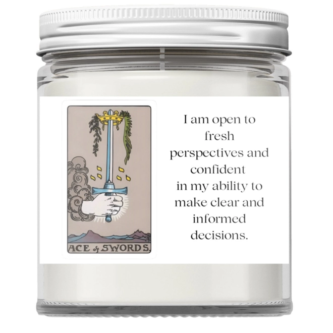 product Image for Ace of Swords Tarot Candle