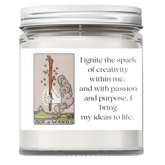 product Image for Ace of Wands Tarot Candle