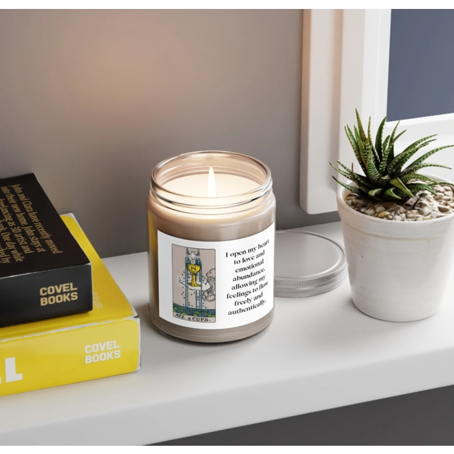 Additional Image for Ace of Cups Tarot Candle